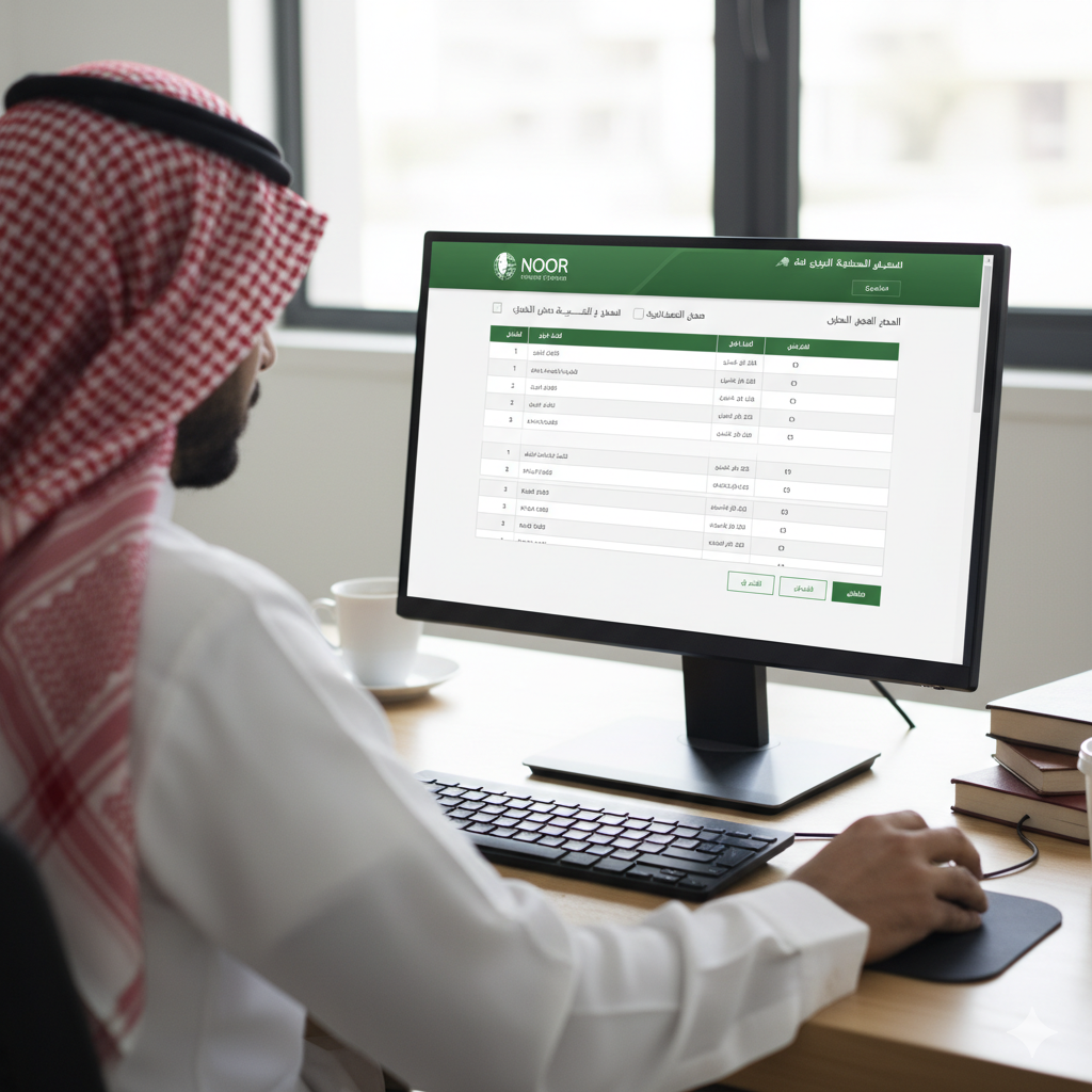 إدخال الغياب في نظام نور | خطوات سهلة للمعلمين والطلاب