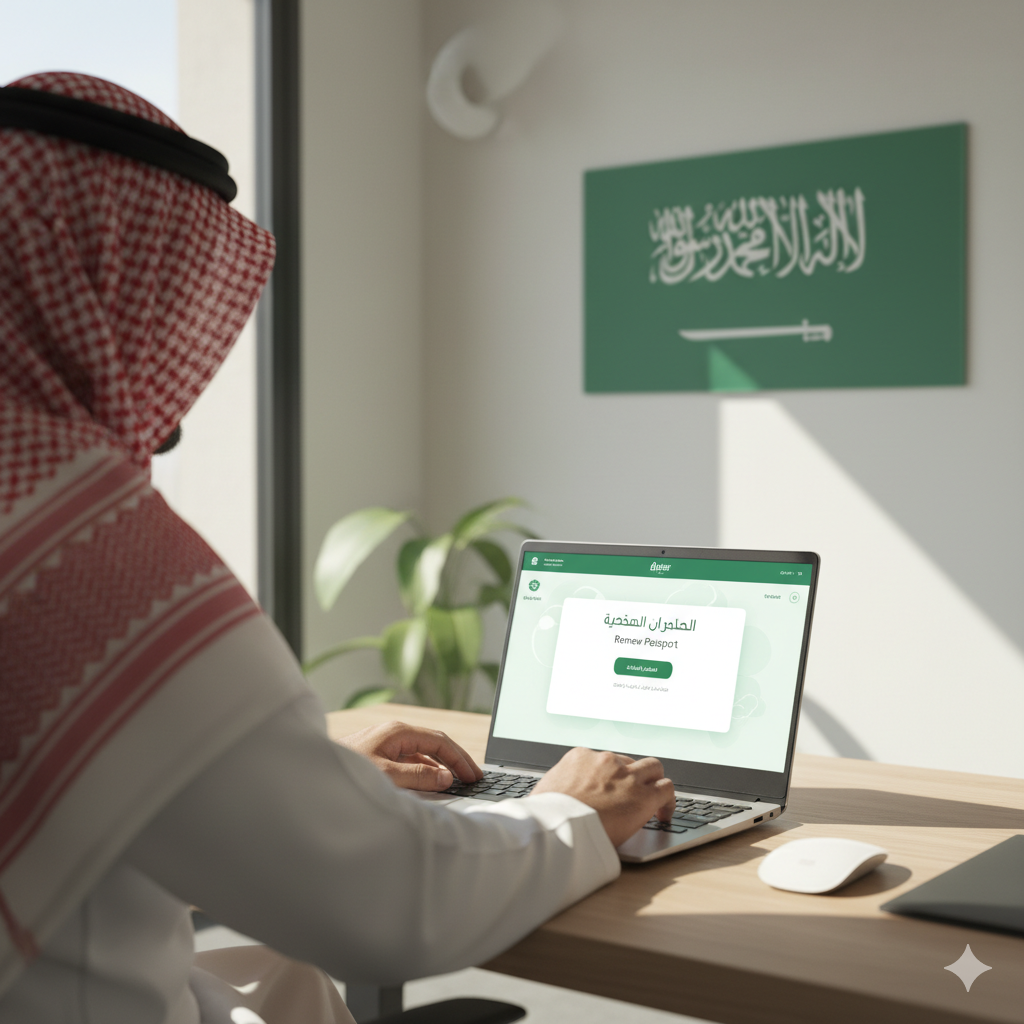 طريقة تجديد الجواز من ابشر خطوة بخطوة بسهولة