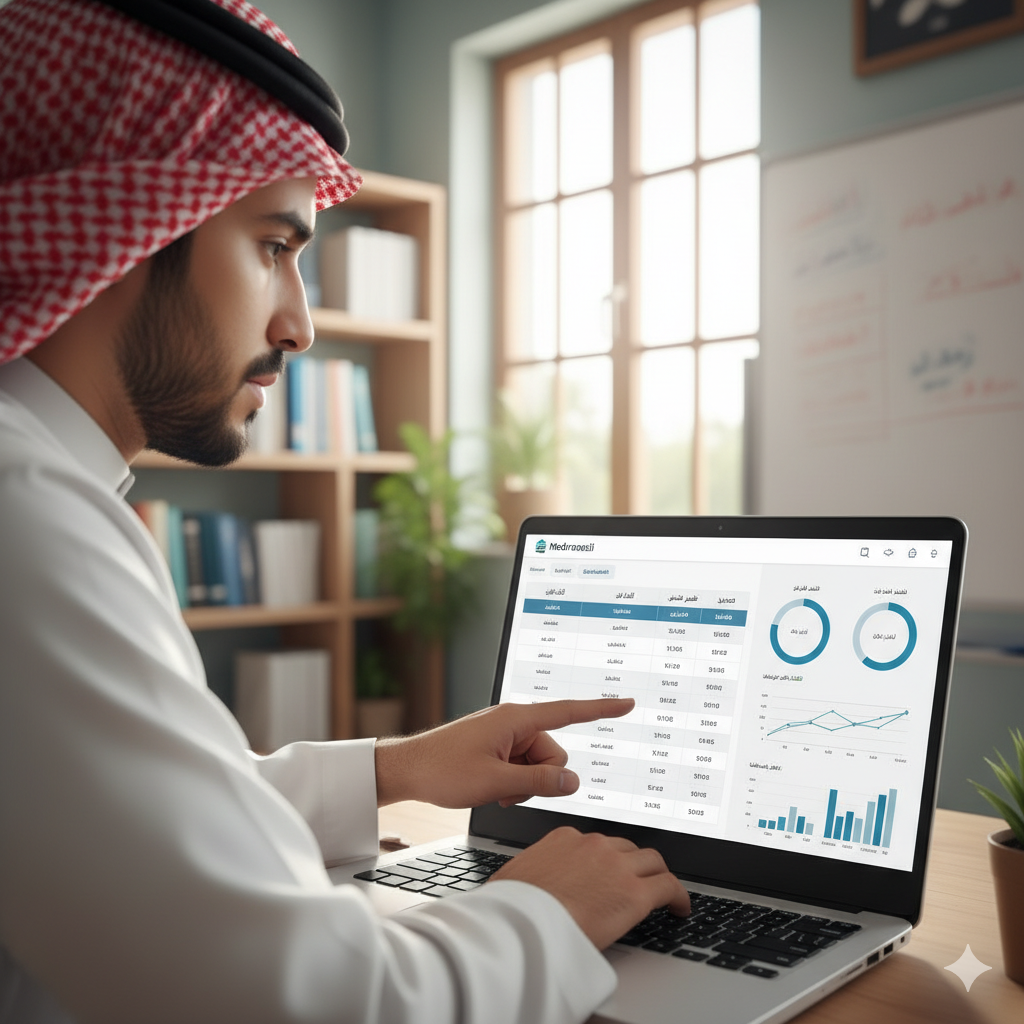 استخراج بيانات منصة مدرستي – خطوات تقارير الطلاب بسهولة