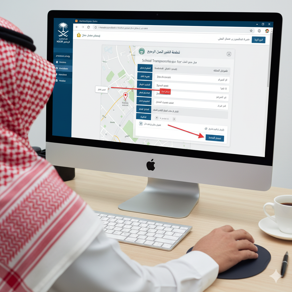 التسجيل في النقل المدرسي نظام نور | خطوات سهلة وواضحة