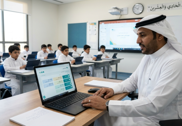 إدخال الجدول في منصة مدرستي خطوة بخطوة