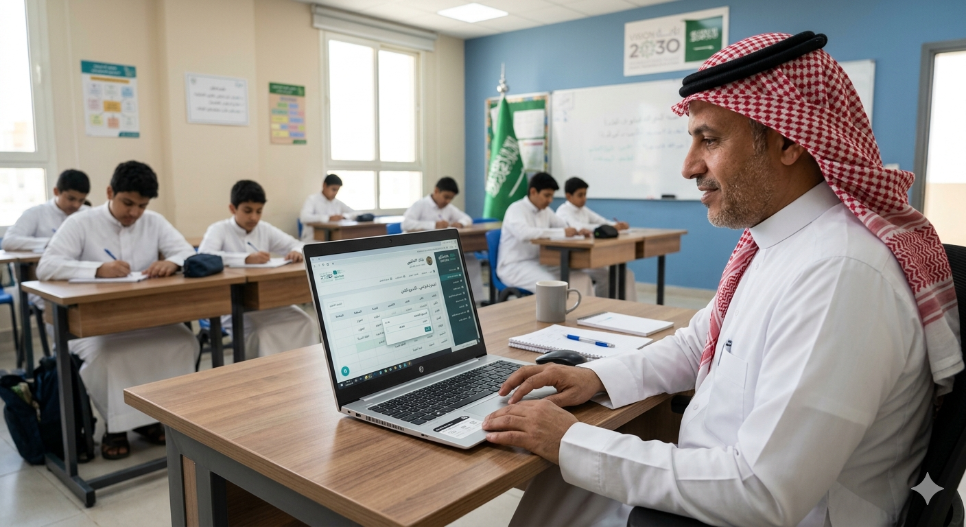 تعديل الجدول في منصة مدرستي بسهولة خطوة بخطوة