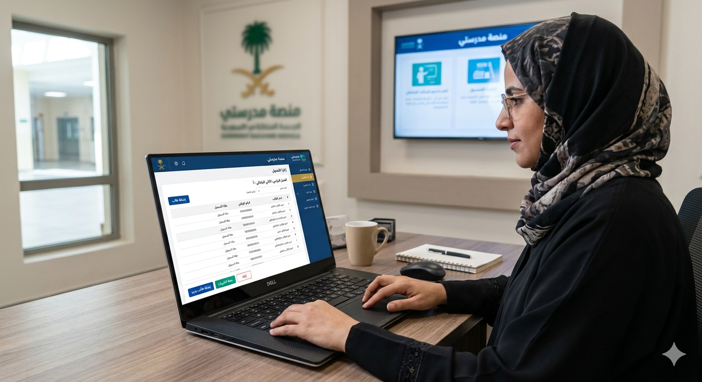 إضافة الطلاب في منصة مدرستي: شرح خطوات التسجيل بسهولة
