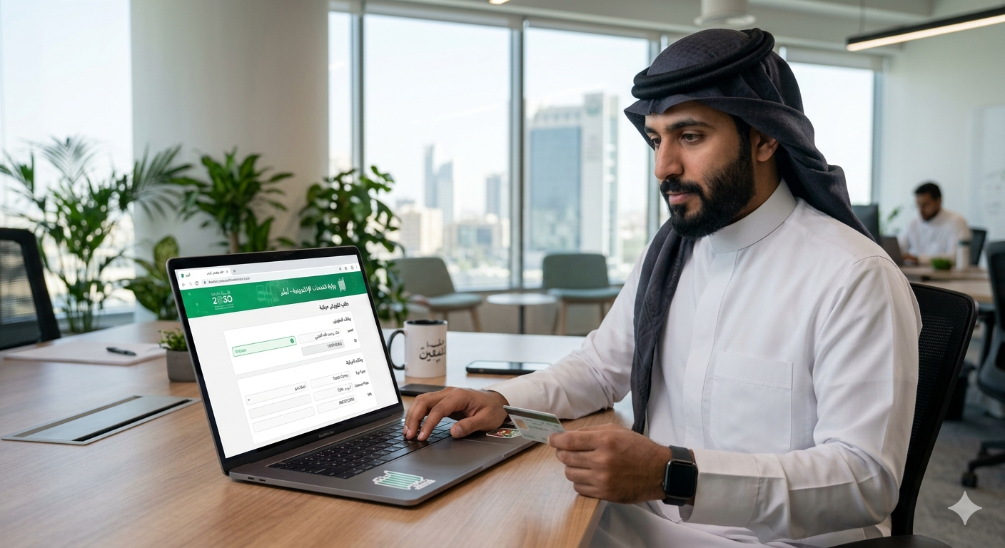 طريقة تفويض مركبة عبر ابشر خطوة بخطوة بسهولة