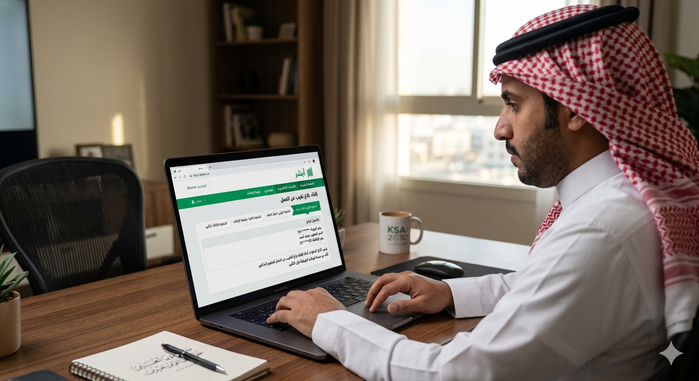 طريقة الغاء بلاغ هروب من ابشر خطوة بخطوة